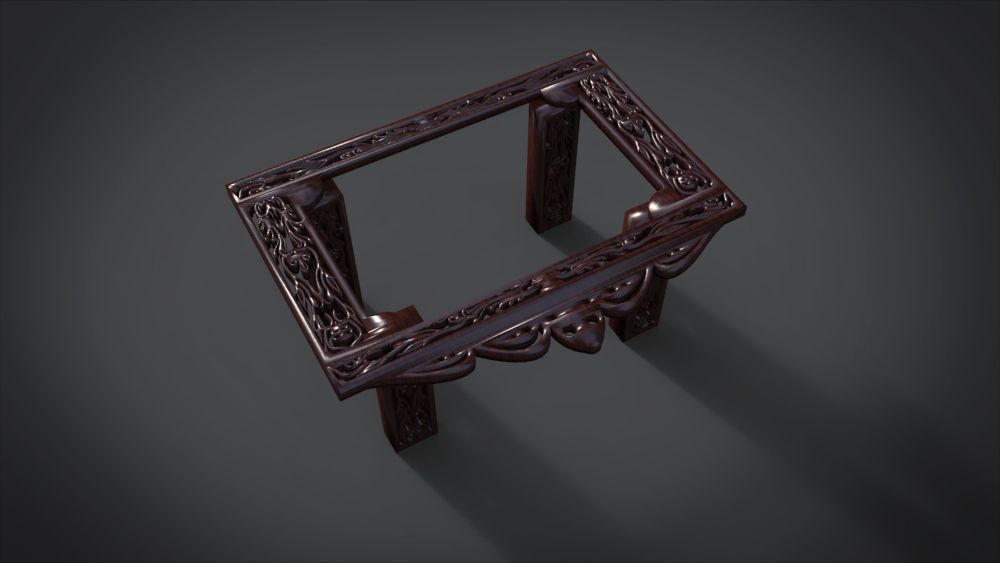Classic Mandala Table 3D print model_20