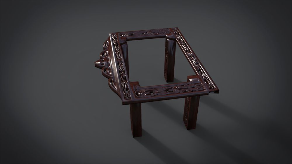 Classic Mandala Table 3D print model_3
