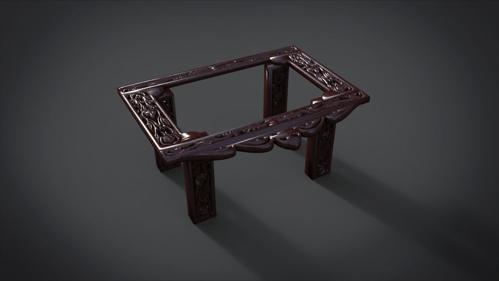 Classic Mandala Table 3D print model_9
