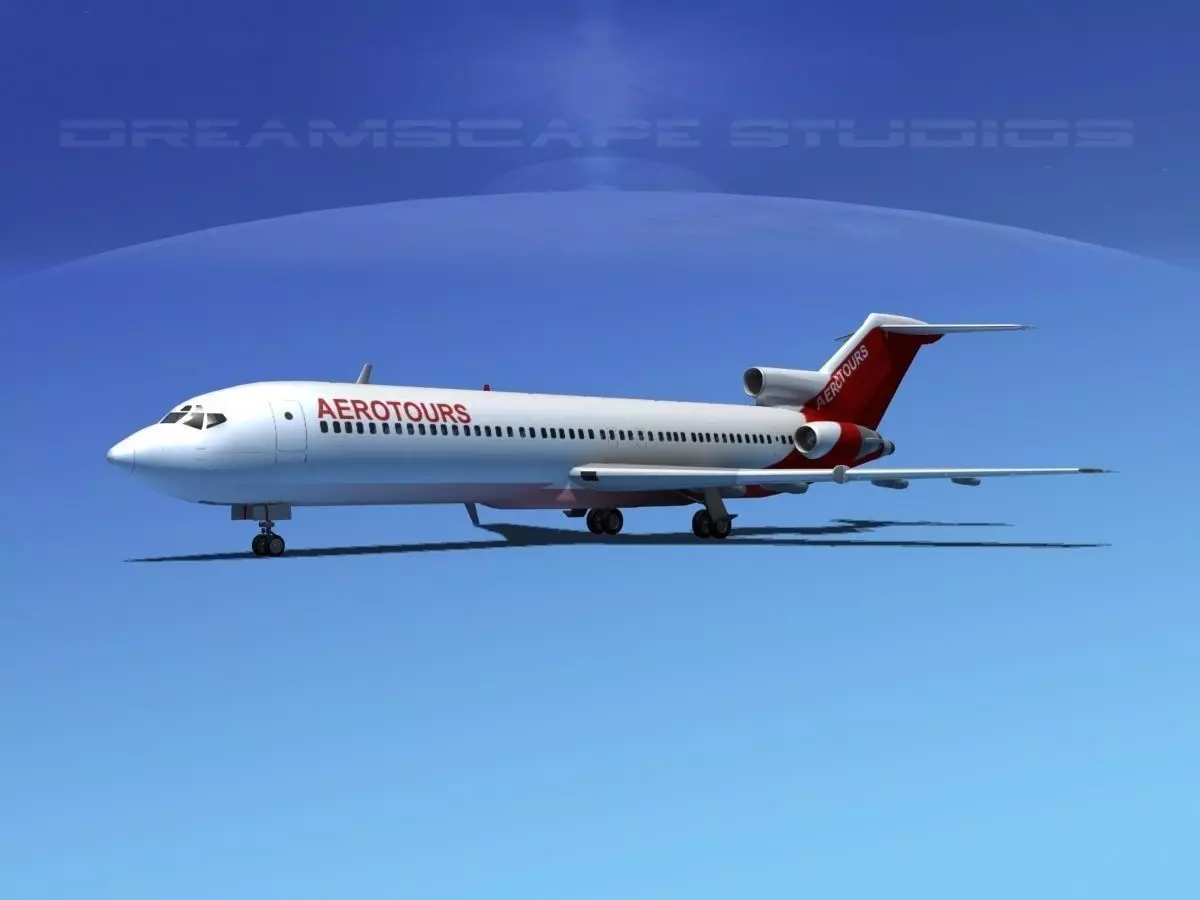 Boeing 727-200 AeroTours 3D model