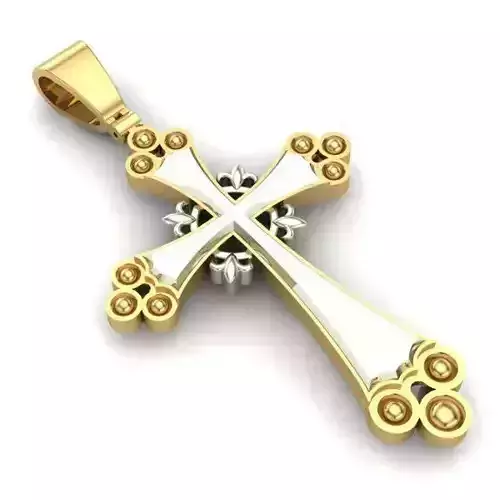 CROSS christian pendant gold