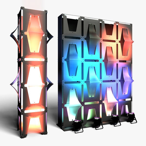 Stage Decor 31 Modular Wall Column 3D model