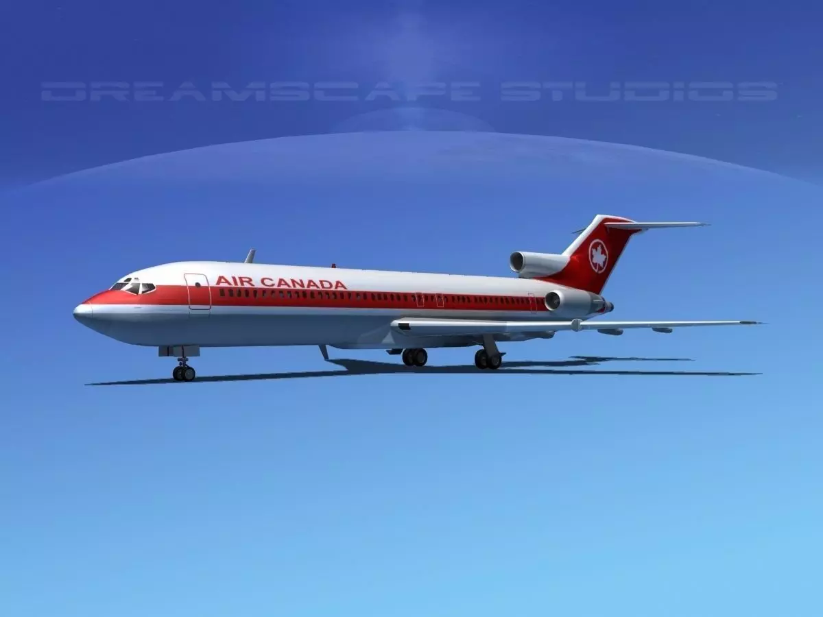 Boeing 727-200 Air Canada 3D model