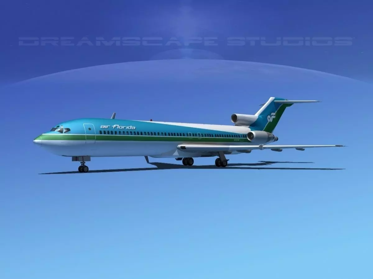 Boeing 727-200 Air Florida 3D model