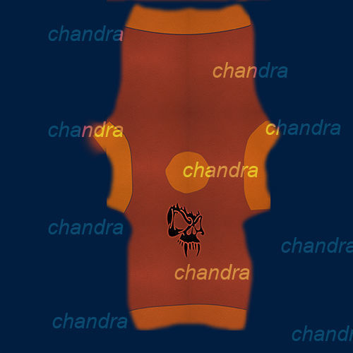 3D CHILLING CHANDRA LOW POLYGON CHARACTER Low-poly 3D model_22