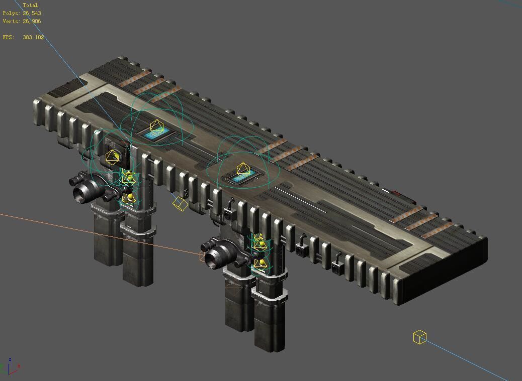 Satellite City - Bridge 00 3D model_1