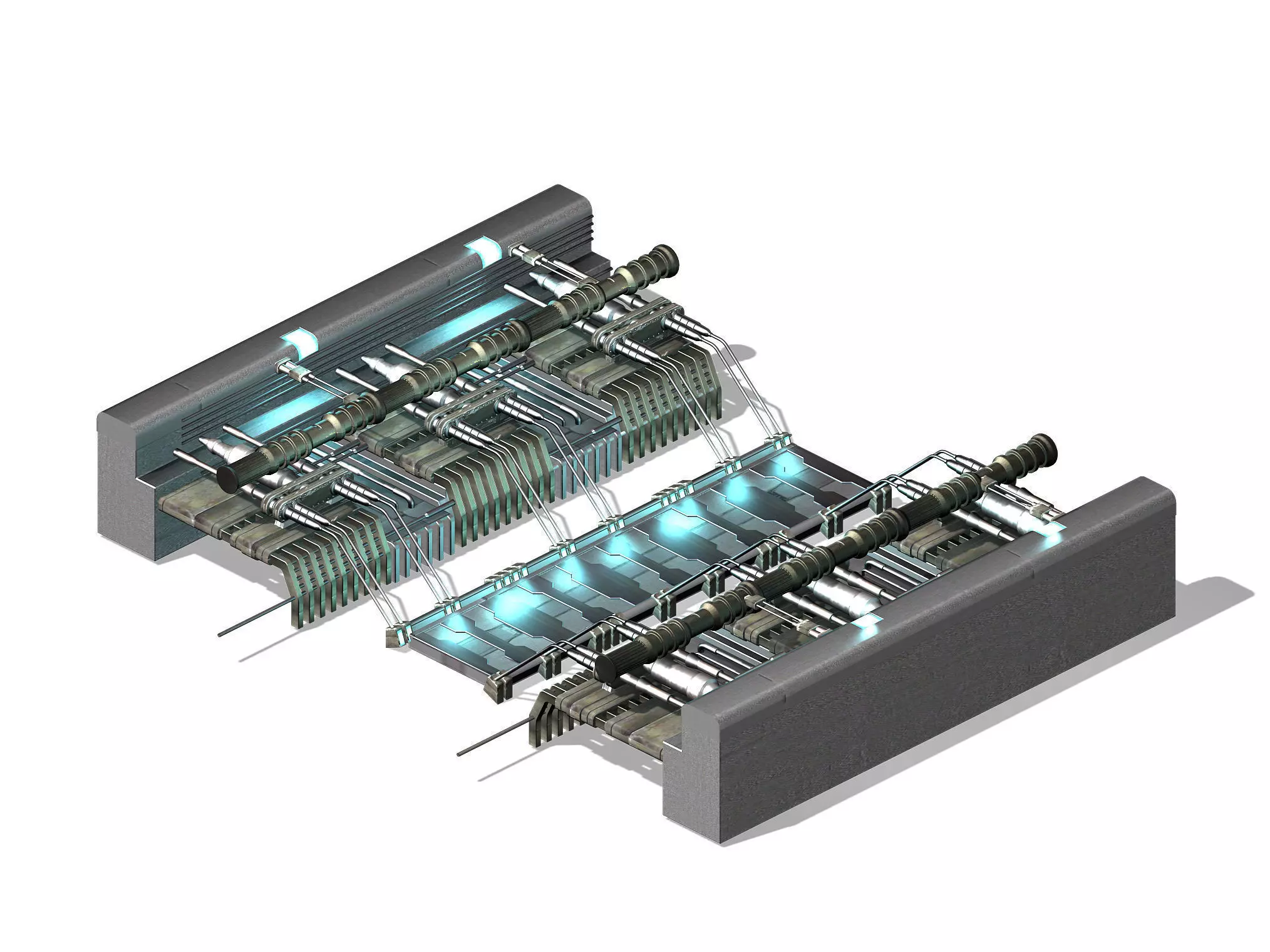 Satellite City - Bridge 01 3D model_0