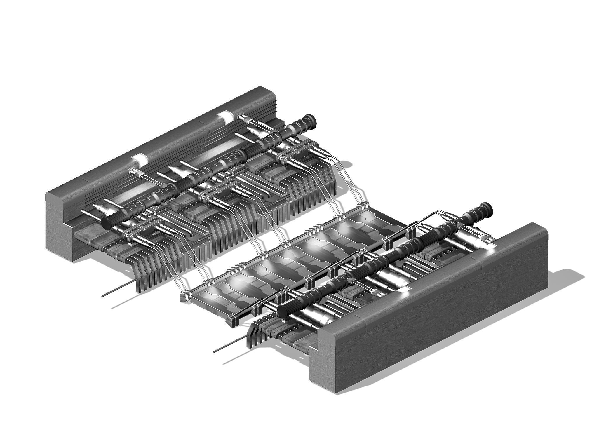 Satellite City - Bridge 01 3D model_4