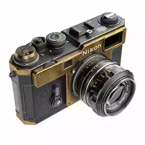 Nikon S3 Film Camera 3D model