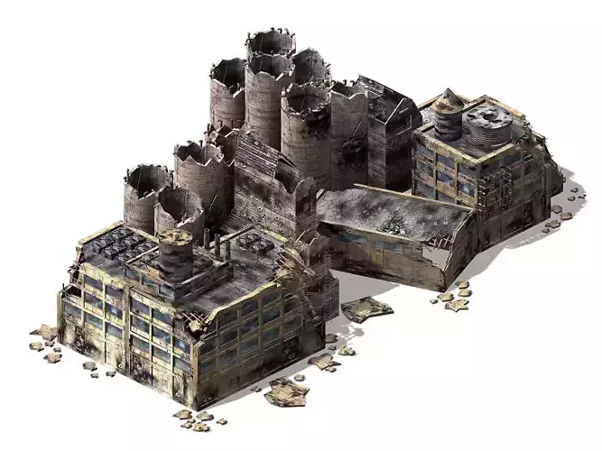 The future - urban waste 01 3D model