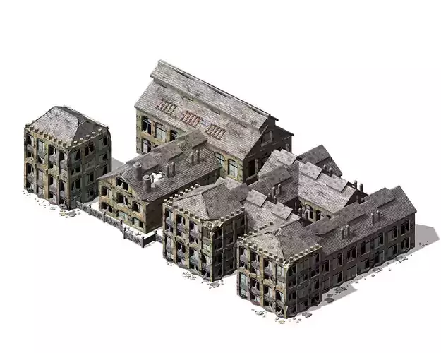 The future - urban waste 03 3D model