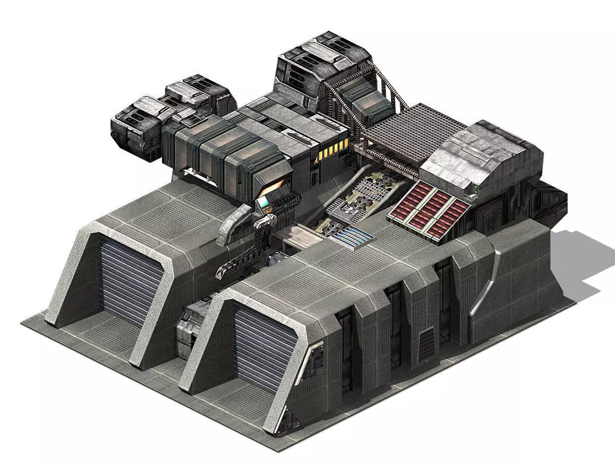 Future City - Arsenal 01 3D model_0