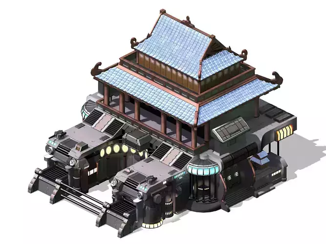 Future City - Weapons Library 02 3D model