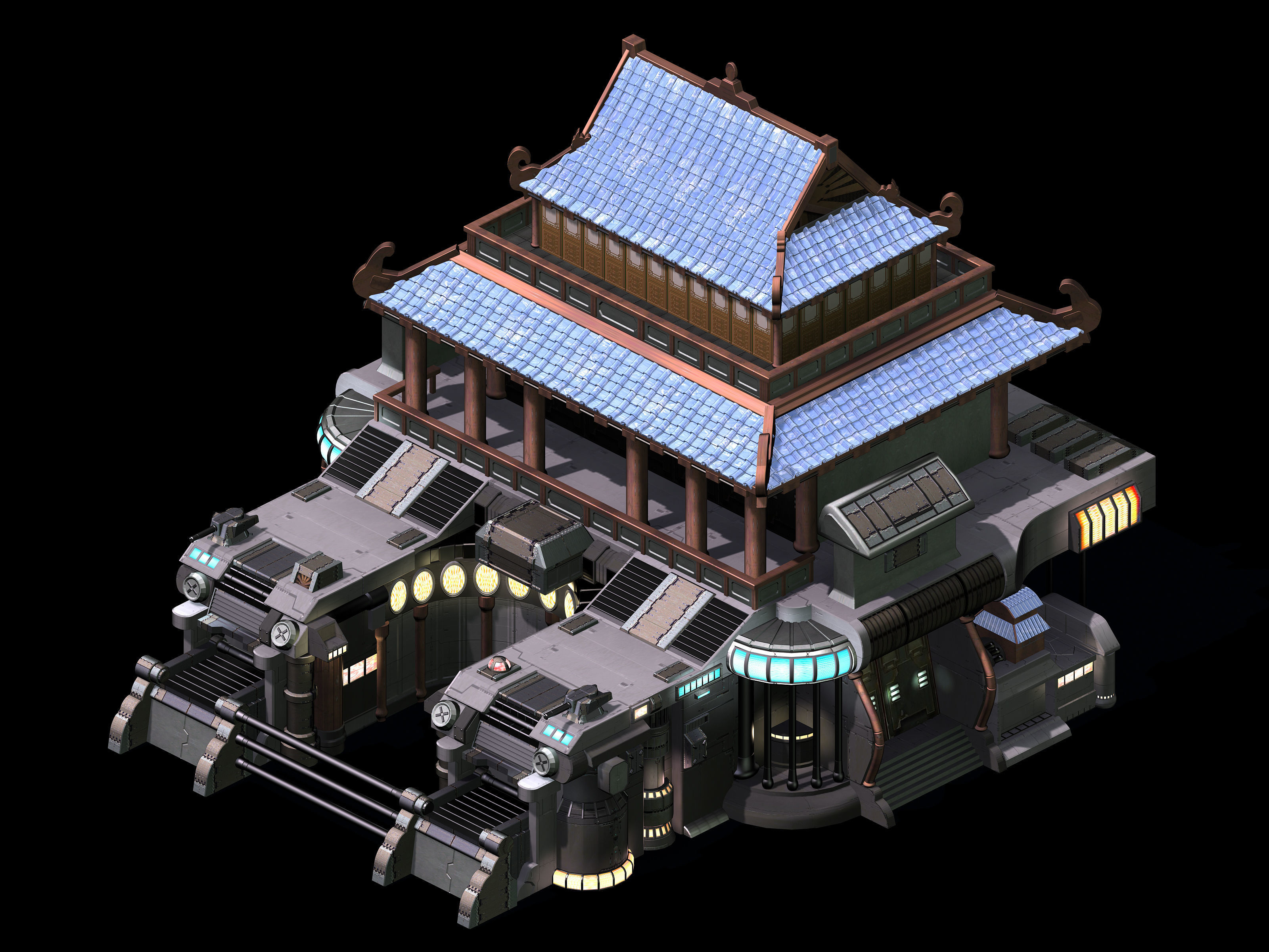 Future City - Weapons Library 02 3D model_3