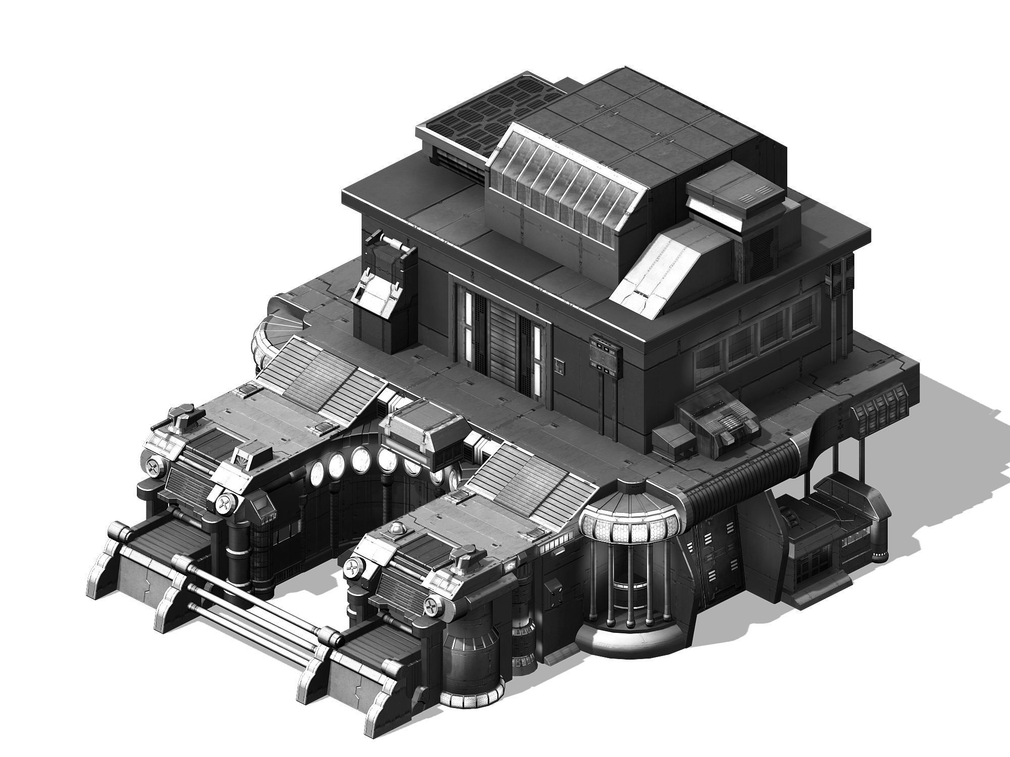 Future City - Weapons Library 03 3D model_3