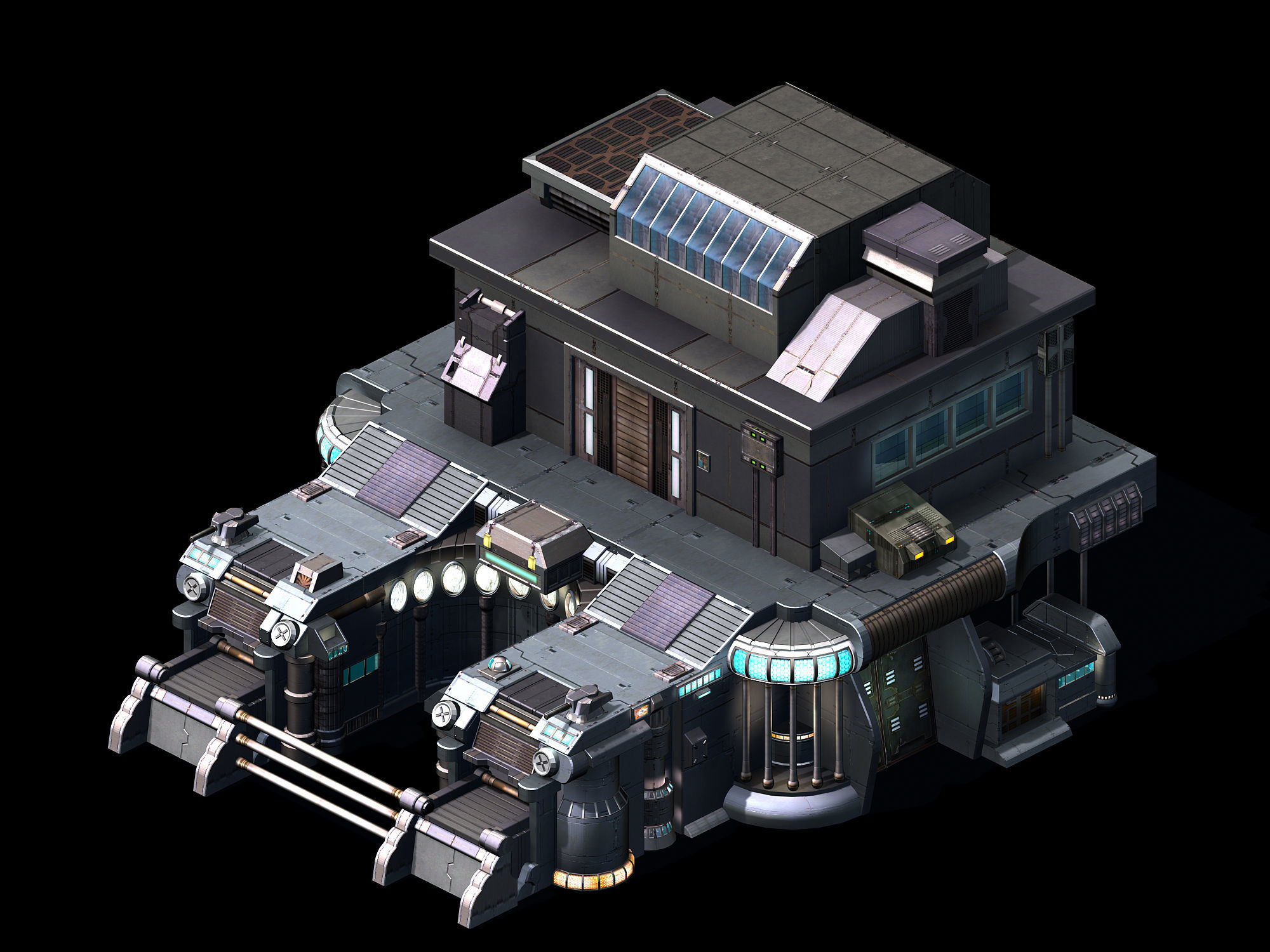 Future City - Weapons Library 03 3D model_4