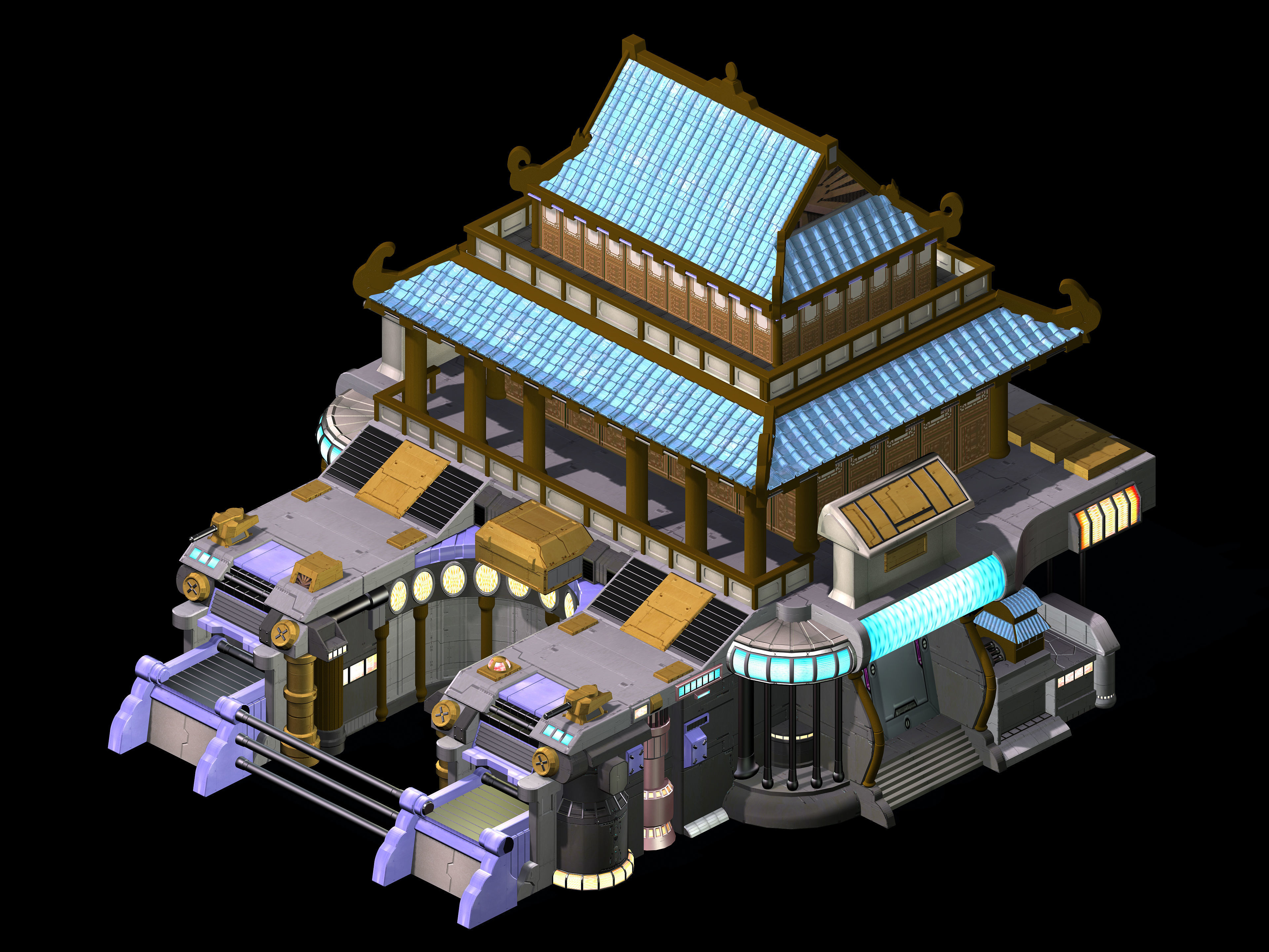 Future City - Weapons Library 04 3D model_4