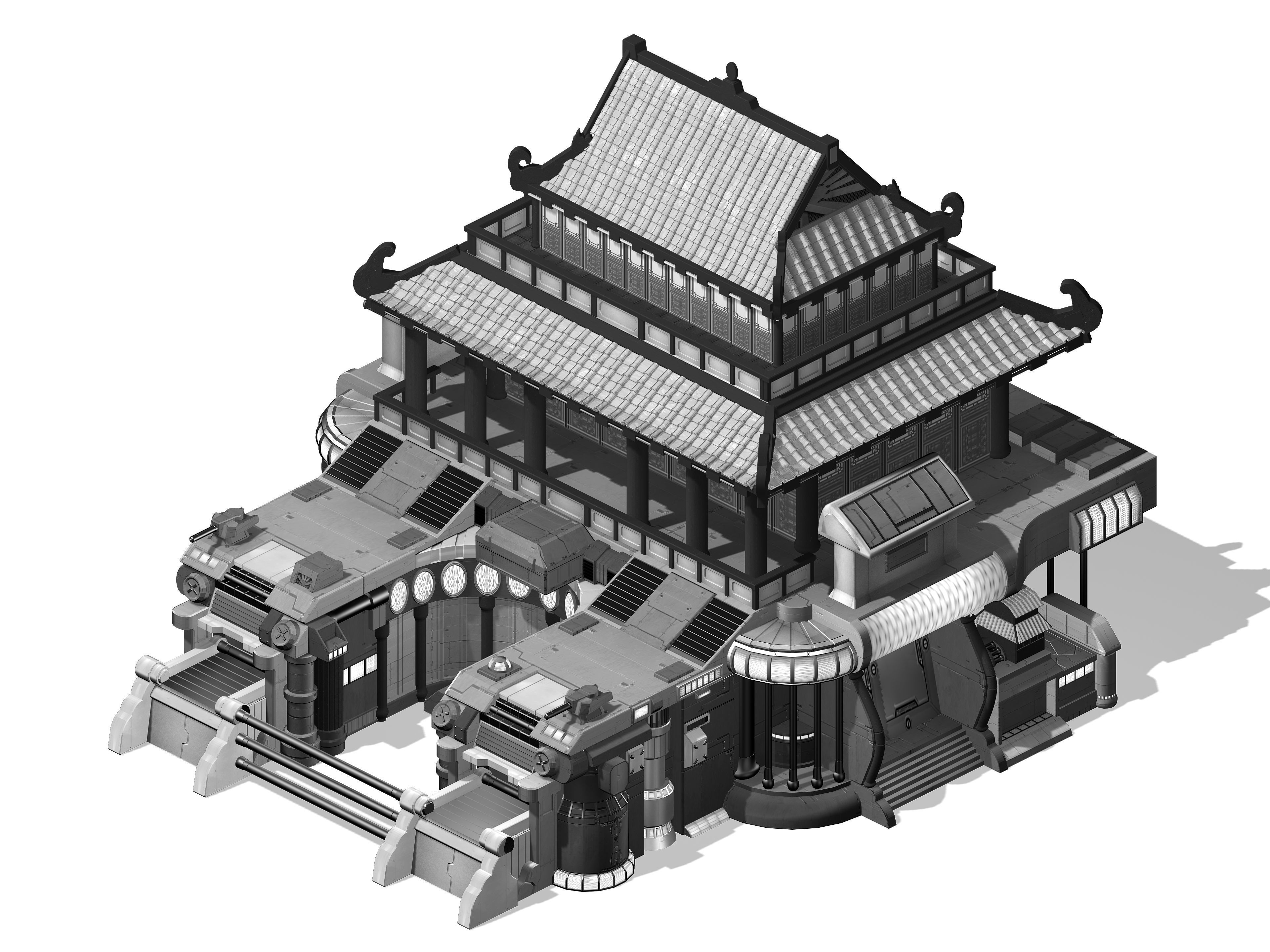 Future City - Weapons Library 04 3D model_3