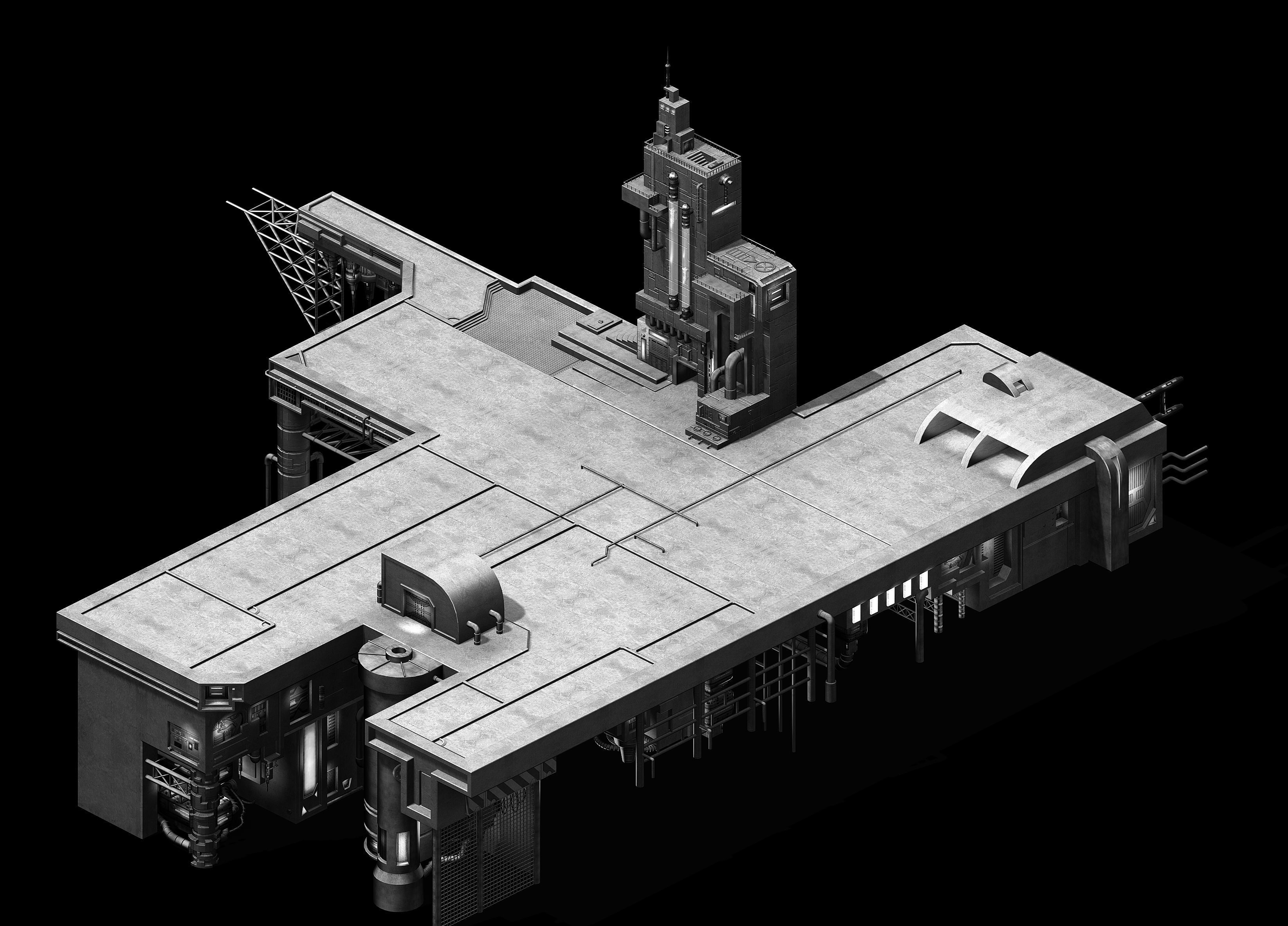 Future City - Cosmos City 06 3D model_3