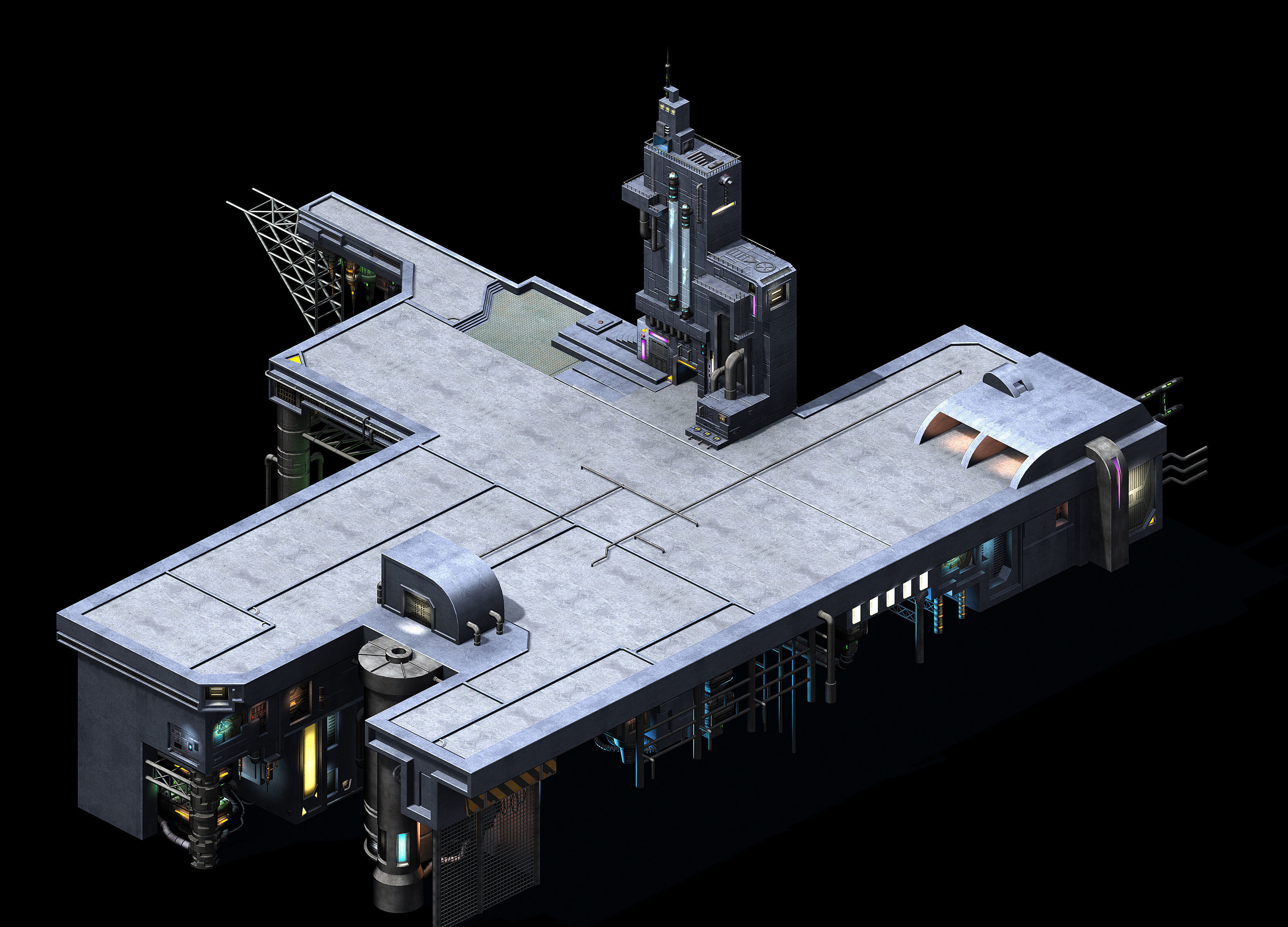 Future City - Cosmos City 06 3D model_4