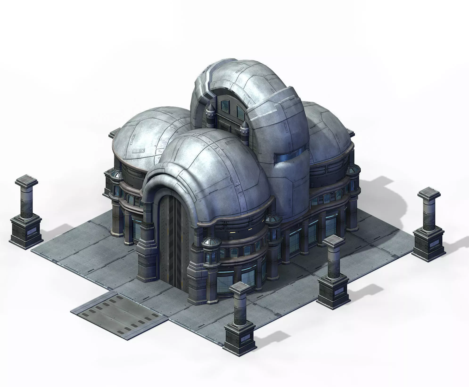Future City - Rotunda 3D model_0