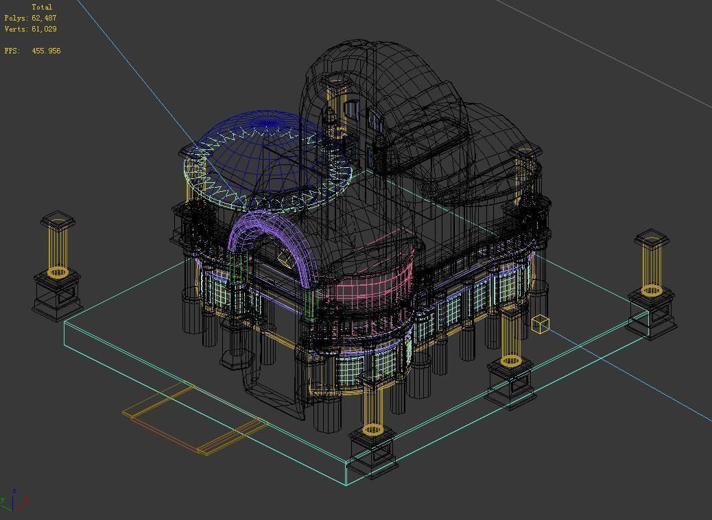 Future City - Rotunda 3D model_2