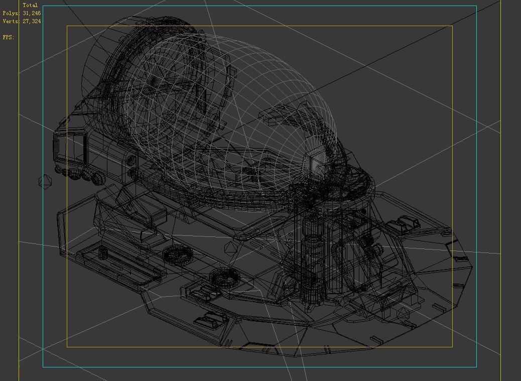 Future world - time-of-flight transmitter 3D model_3