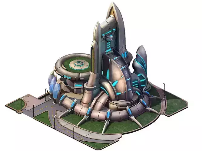 Future World - City Center 3D model