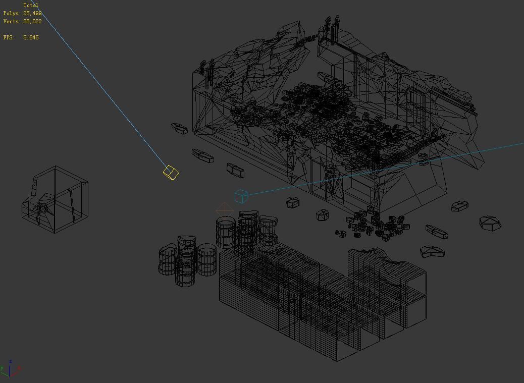 Future World - Ruins 02 3D model_7