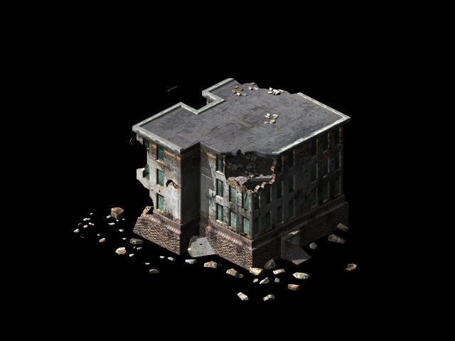 Future World - Ruins 03 3D model_2