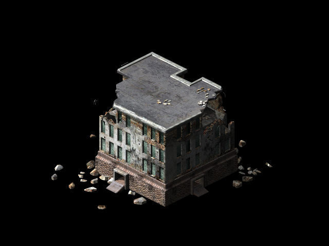 Future World - Ruins 03 3D model_3