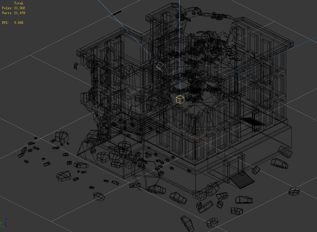 Future World - Ruins 03 3D model_8