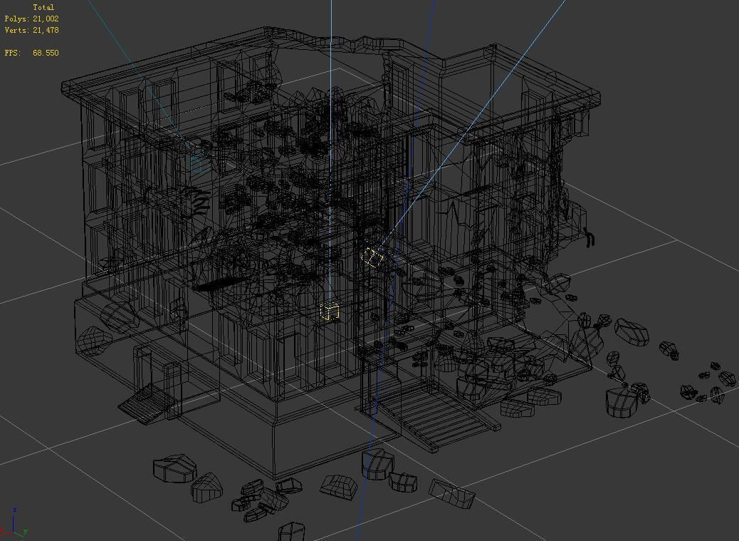 Future World - Ruins 03 3D model_9