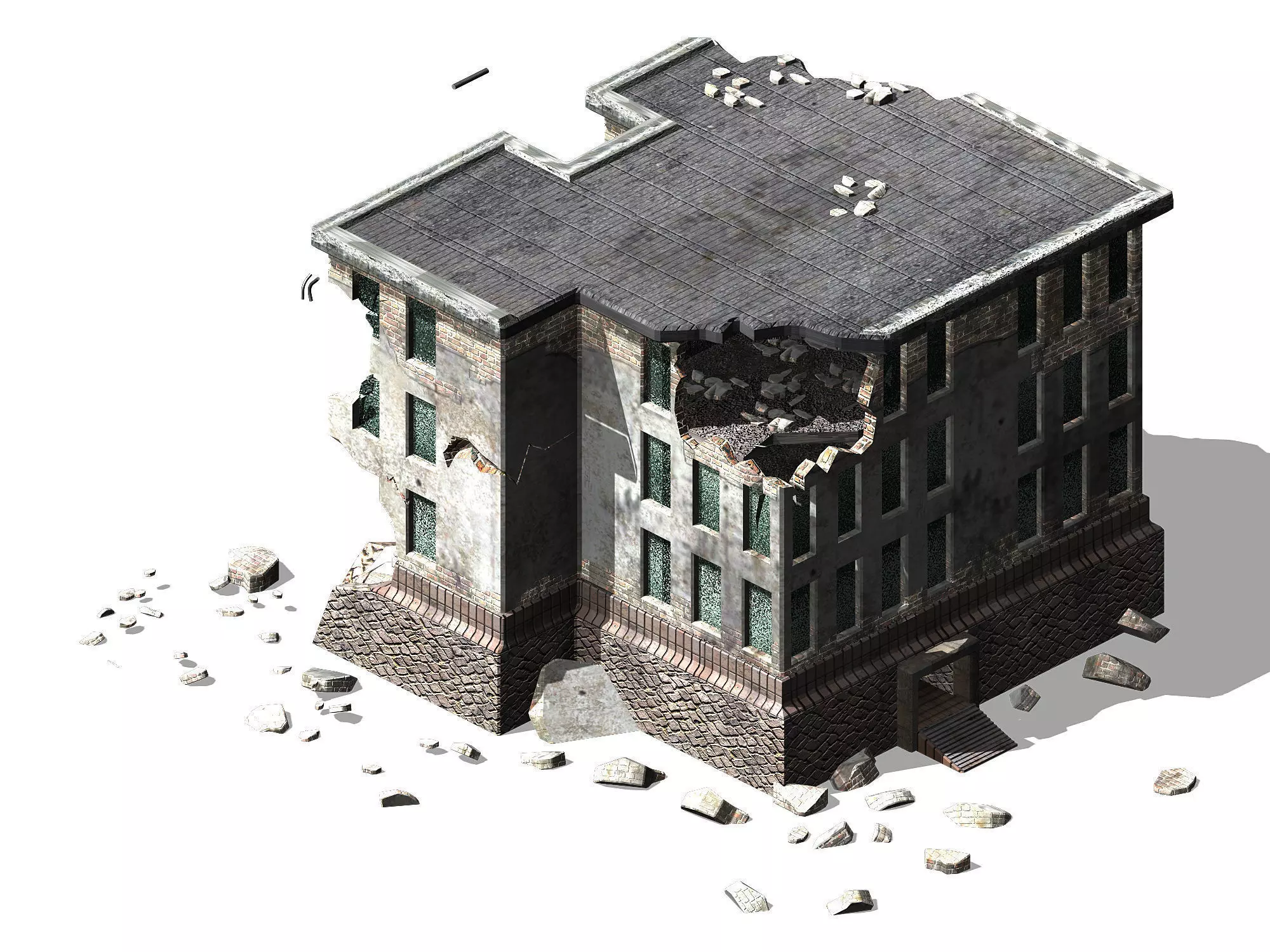 Future World - Ruins 03 3D model_0