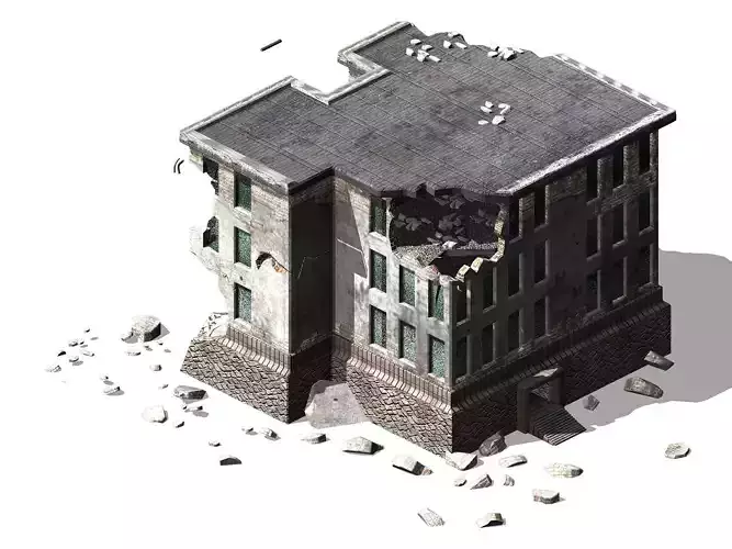 Future World - Ruins 03 3D model