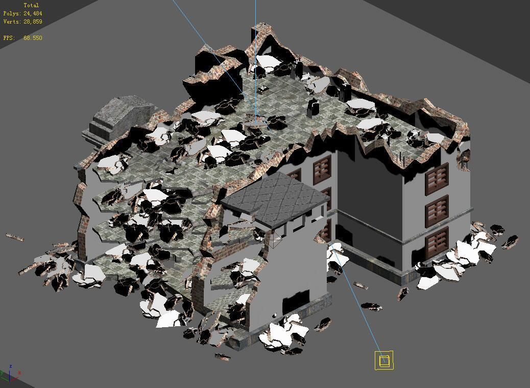 Future World - Ruins 04 3D model_6