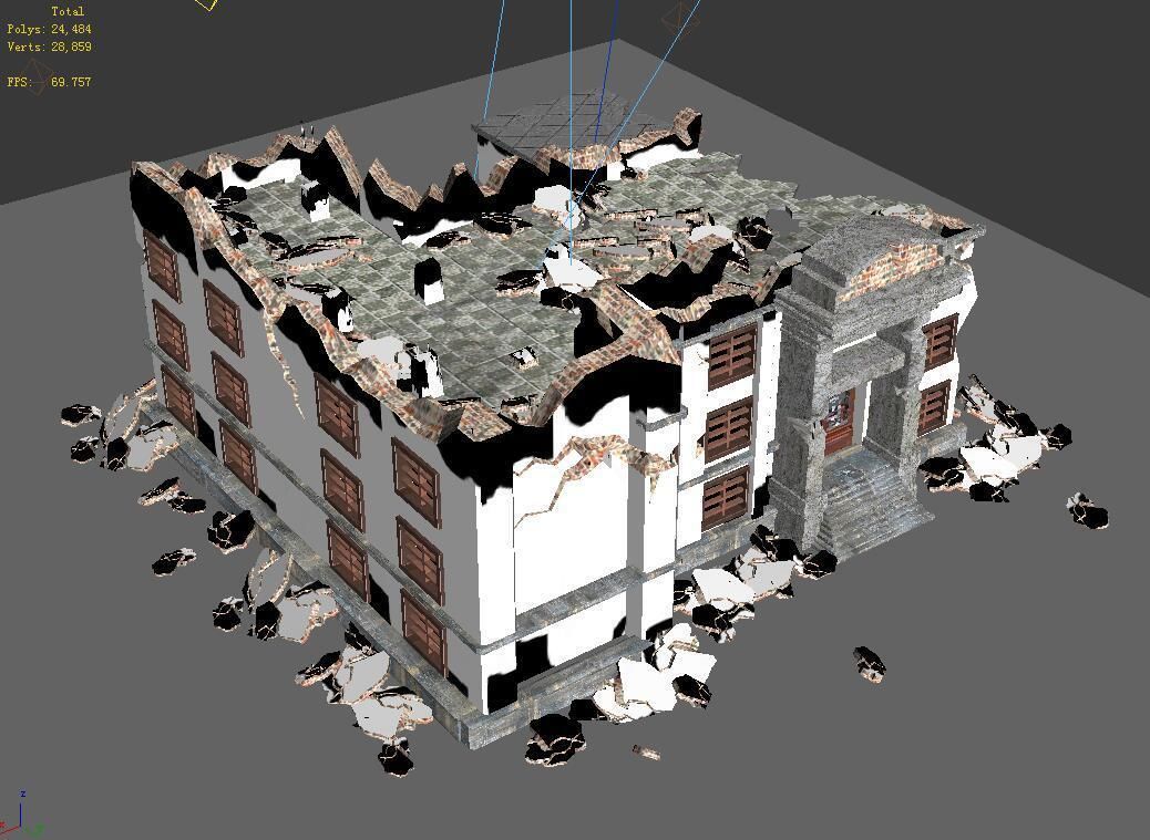 Future World - Ruins 04 3D model_8