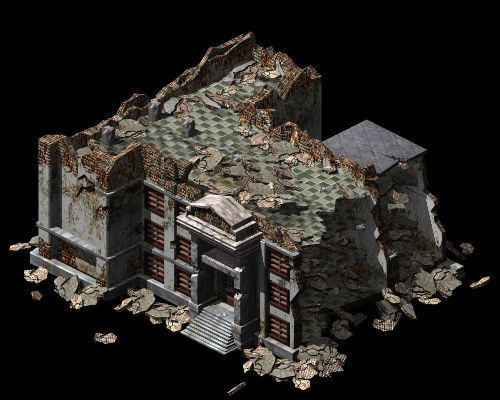 Future World - Ruins 04 3D model_4