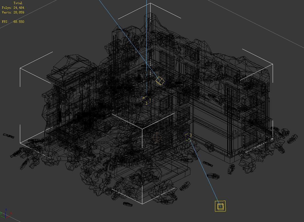 Future World - Ruins 04 3D model_7