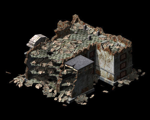 Future World - Ruins 04 3D model_3