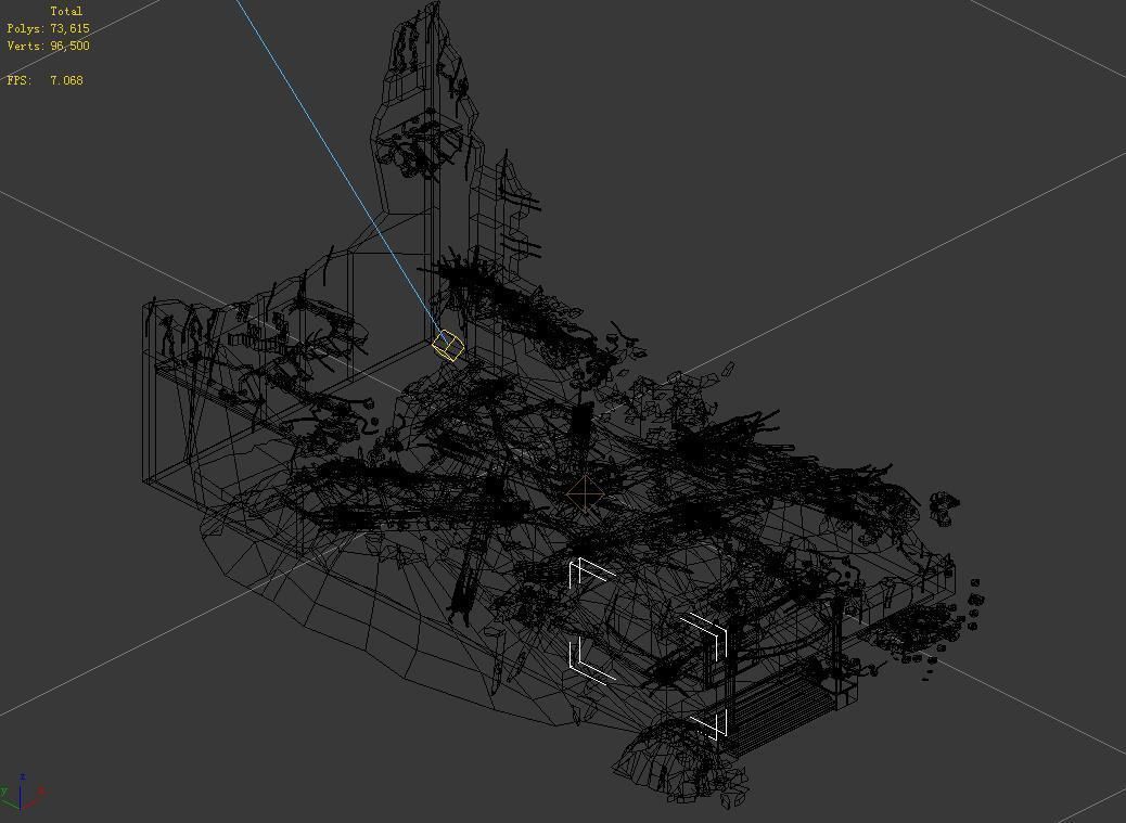 Future World - Ruins 06 3D model_2