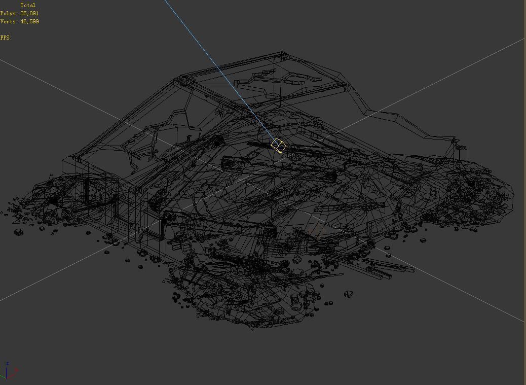 Future World - Ruins 07 3D model_3