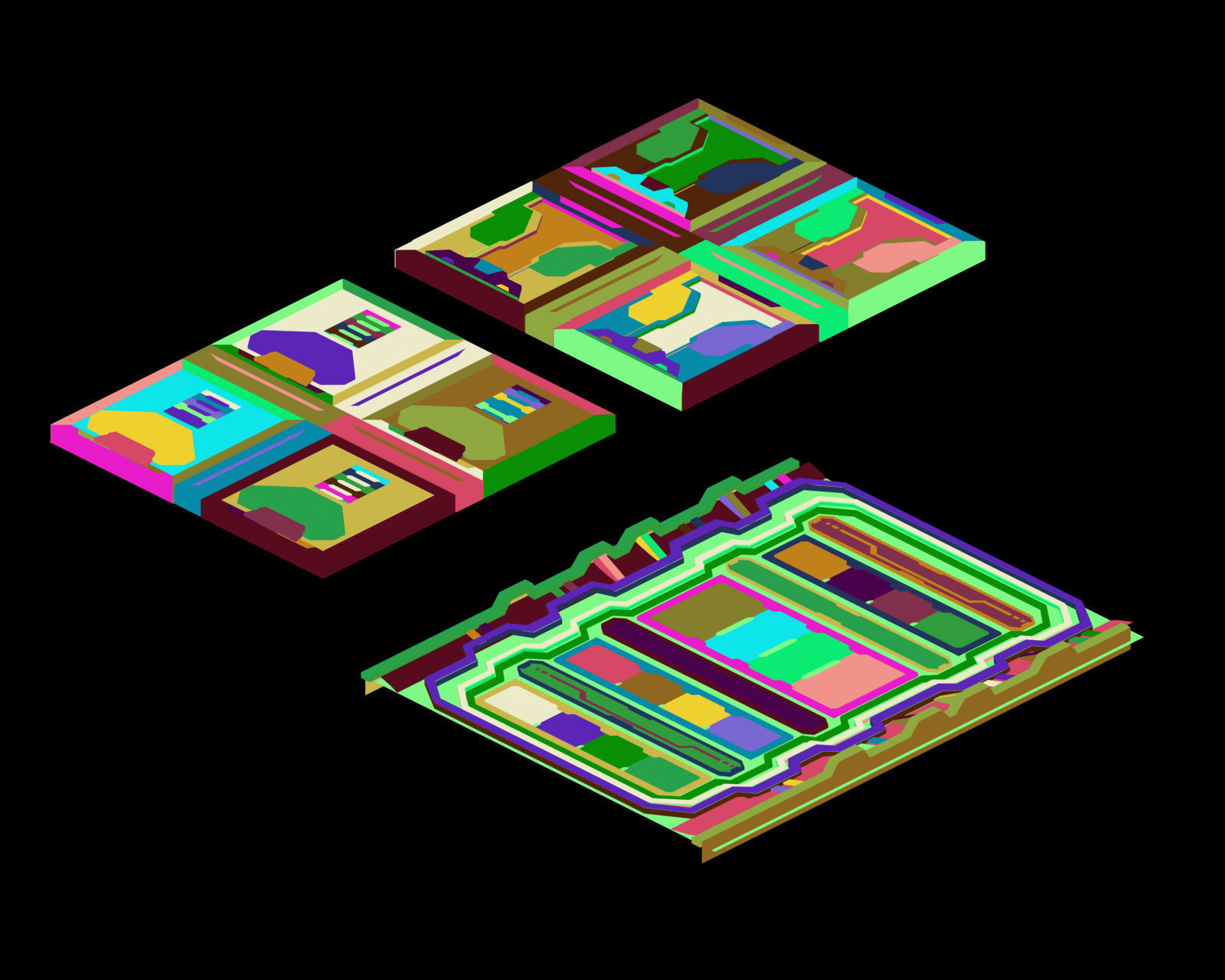 Future World - Ruins Ground 01 3D model_5