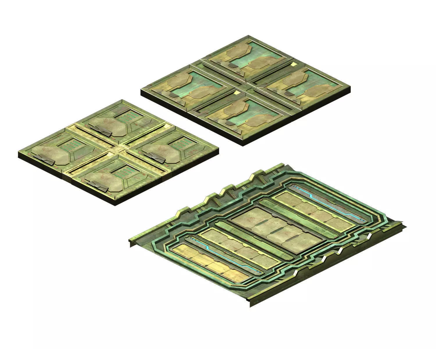 Future World - Ruins Ground 01 3D model_0