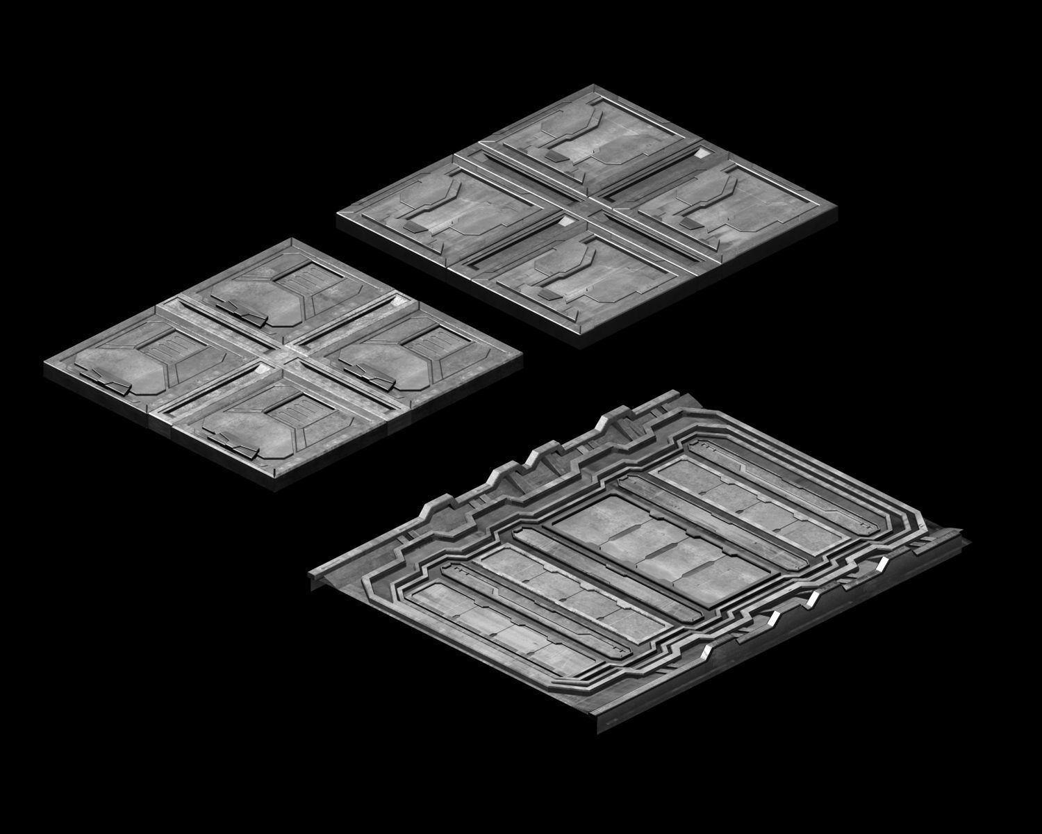 Future World - Ruins Ground 01 3D model_4