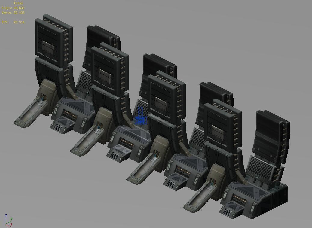 Future World - Wall 01 3D model_1