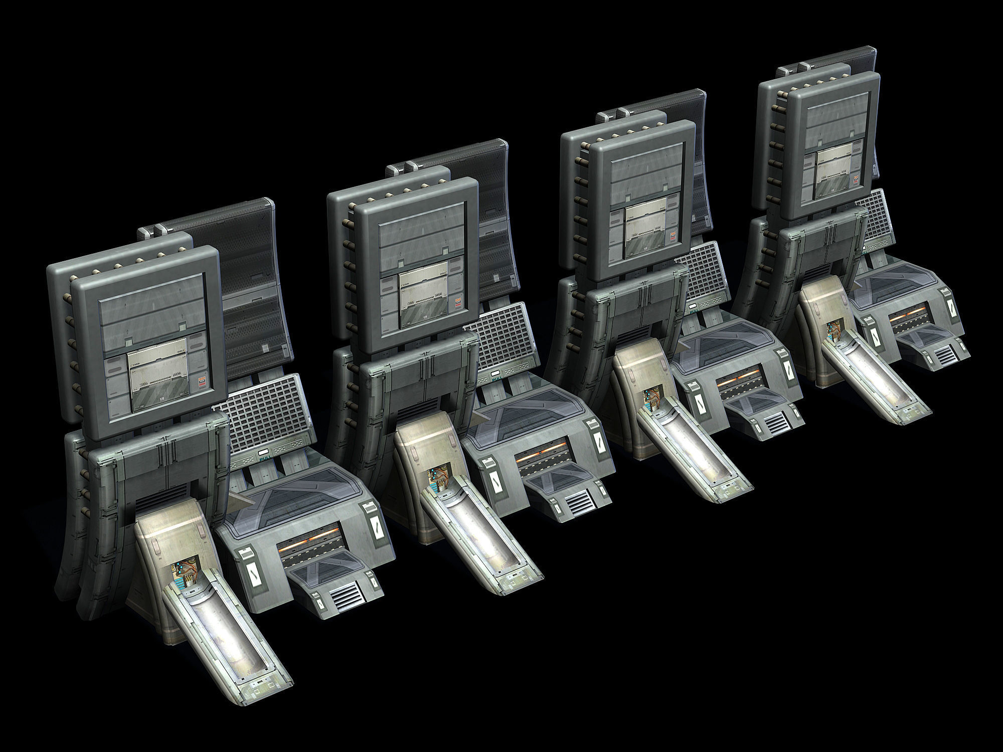 Future World - Wall 01 3D model_6