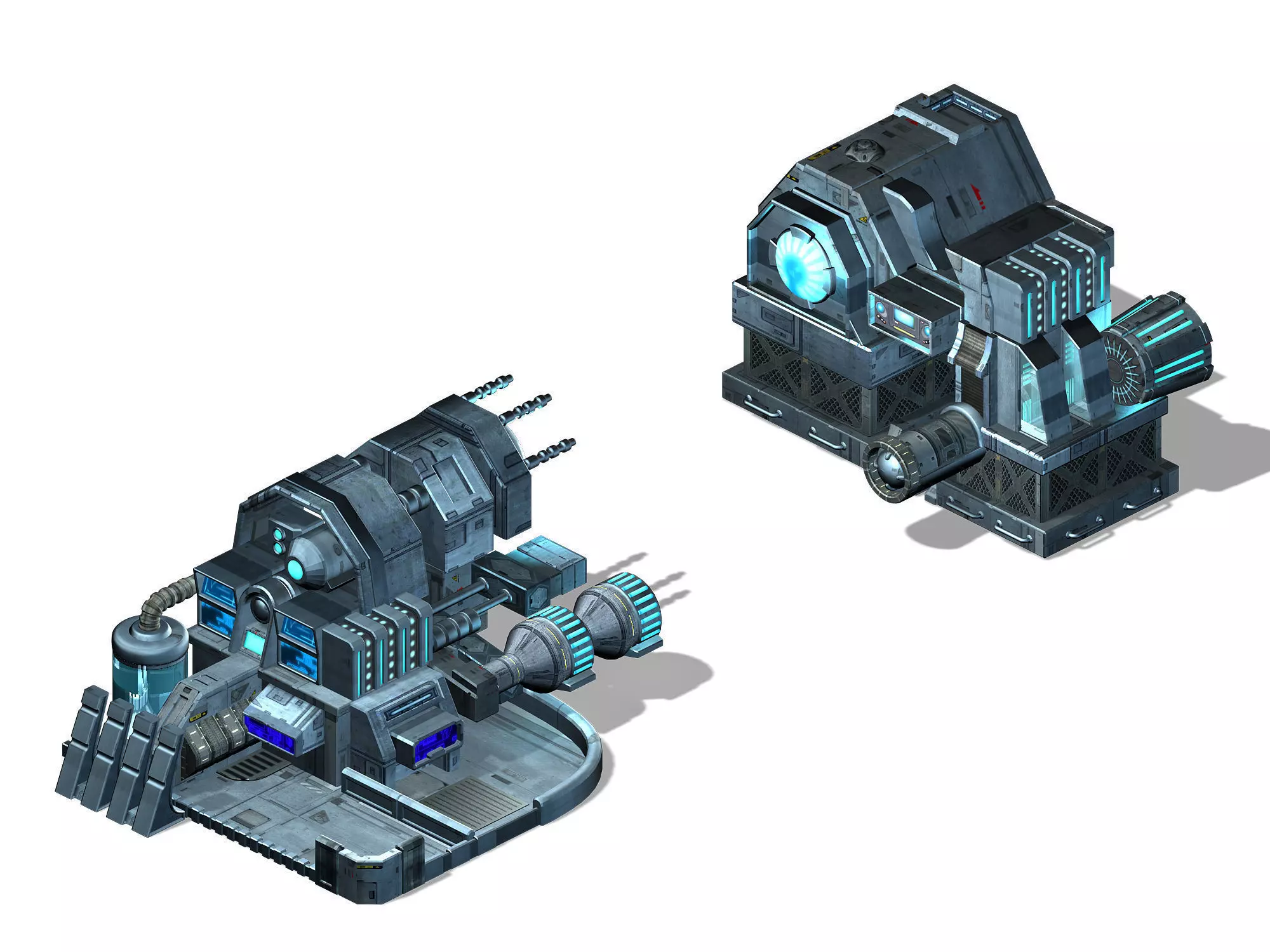 Future World - Wall 02 3D model_0