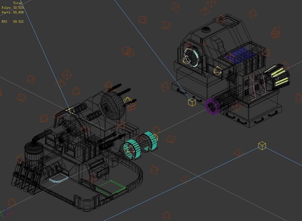 Future World - Wall 02 3D model_3