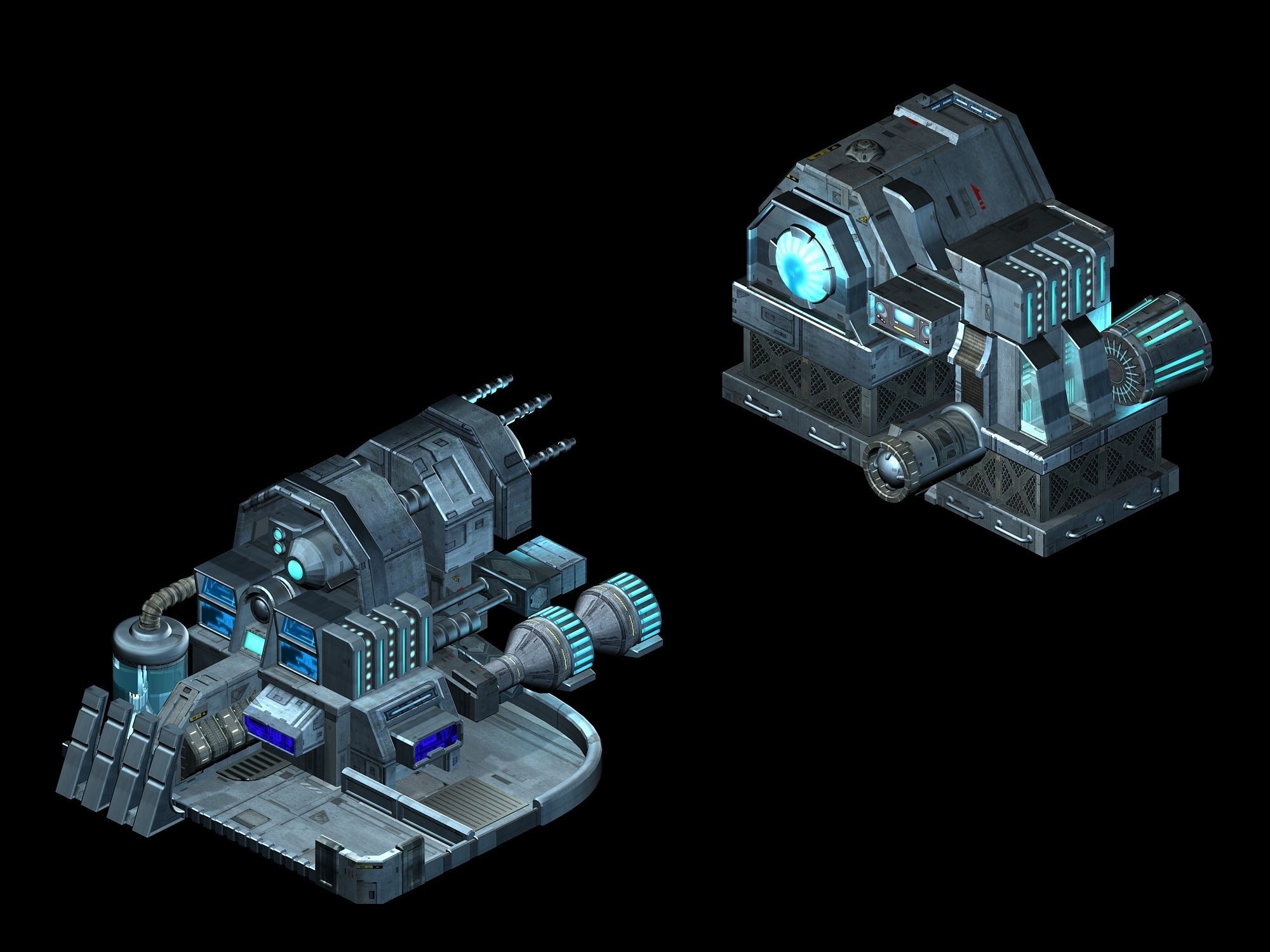 Future World - Wall 02 3D model_1